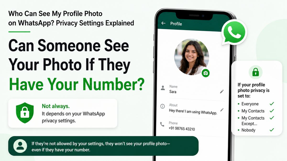Can Someone See Your Photo If They Have Your Number?