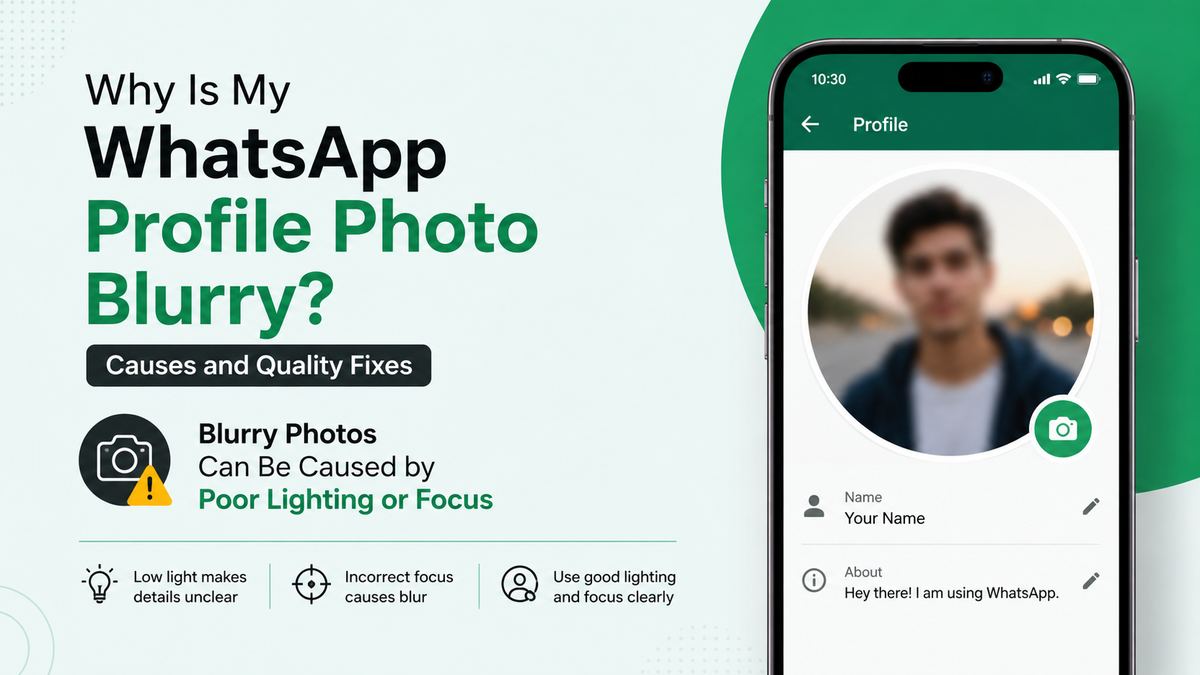 Blurry Photos Can Be Caused by Poor Lighting or Focus